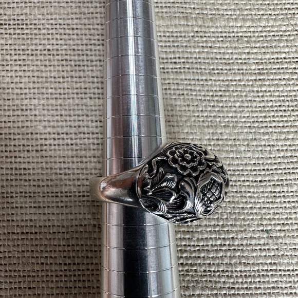 Studio Barse sterling silver vintage dome ring, Size 8 - Picture 4 of 6